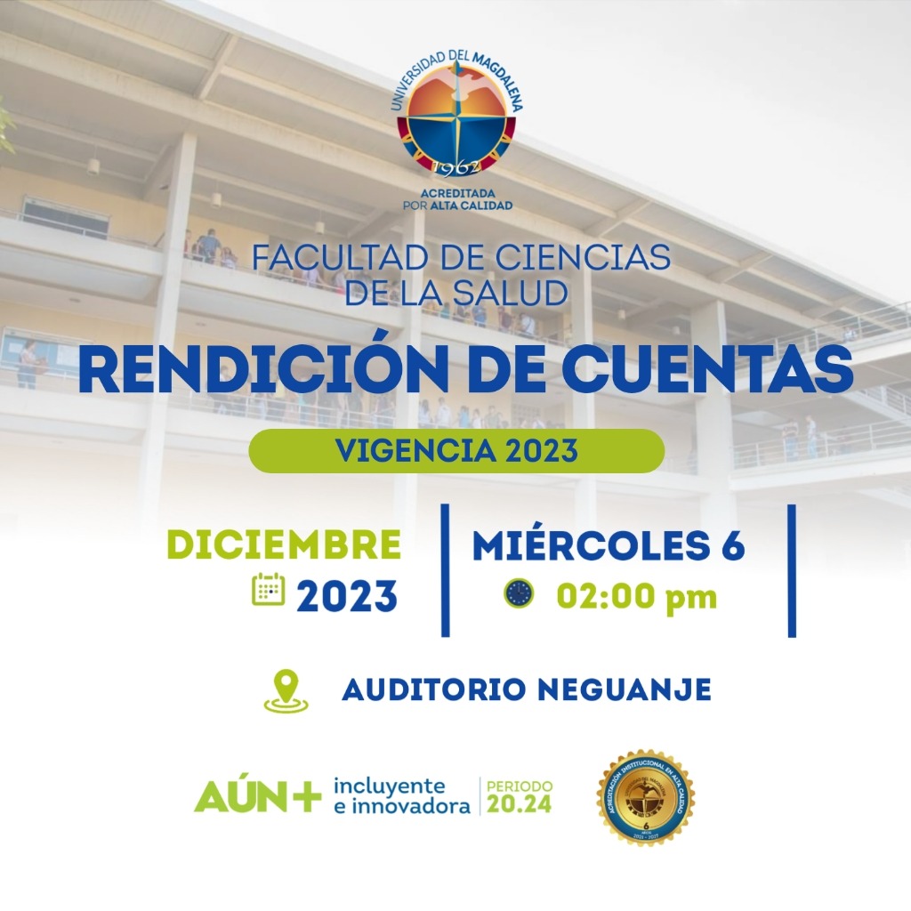 Portada de rendición de cuentas 2023